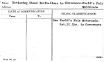 Reviewing Stand Invitations to Governors-World's Fair Motorcade