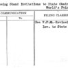 Reviewing Stand Invitations to State Chairmen-World's Fair Motorcade