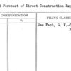 Revised Forecast of Direct Construction Expenditures