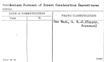 Revised Forecast of Direct Construction Expenditures
