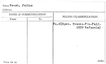 Rezek, Julius