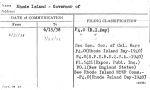 Rhode Island - Governor of