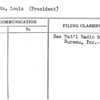 Ricardo, Louis (President)