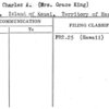 Rice, Charles A. (Mrs. Grace King)