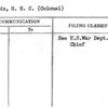 Richards, H.H.C. (Colonel)