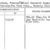 Richardson, Frances C. (Miss) Research Department