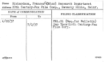 Richardson, Frances C. (Miss) Research Department