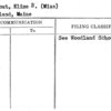 Rideout, Elise B. (Miss)