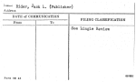 Rider, Jack L. (Publisher)