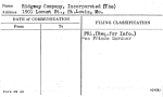 Ridgway Company, Incorporated (The)
