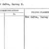 Rigor daEva, Harvey N.
