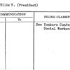 Riker, Ellis T. (President)