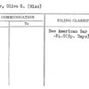 Riker, Olive G. (Miss)