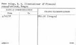Riley, R.E. (Commissioner of Finance)