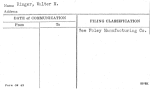 Ringer, Walter M.
