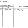 Ringler, Arthur P.