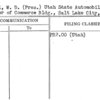Rishel, W.D. (Pres.) Utah State Automobile Assn.