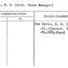 Risley, W.H. (Asst. Sales Manager)