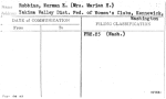 Robbins, Norman E. (Mrs. Marian H.)