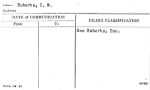 Roberts, C.W.