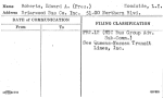 Roberts, Edward A. (Pres.)