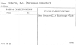 Roberts, H.O. (Personnel Director)