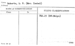 Roberts, L.P. (Mrs. Isabel)