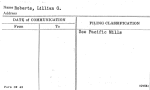 Roberts, Lillian G.