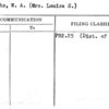Roberts, W.A. (Mrs. Louisa S.)