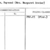 Robins, Raymond (Mrs. Margaret Dreier)
