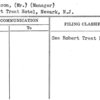 Robinson, (Mr.) (Manager)