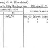 Robinson, C.O. (President)
