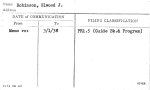 Robinson, Elwood J.