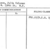 Robinson, Julia Coleman