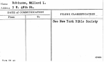 Robinson, Millard L.