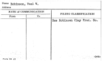 Robinson, Paul V.
