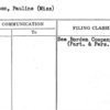 Robinson, Pauline (Miss)