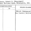 Robinson, Robert P. (President)