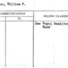 Robinson, William F.
