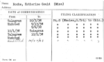 Roche, Katherine Gould (Miss)