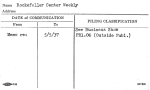 Rockefeller Center Weekly