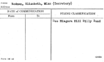 Rodman, Elizabeth, Miss (Secretary)