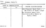 Rodman, Perry W.