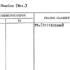 Roe, Charles (Mrs.)
