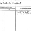 Roemer, Charles H. (President)