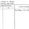 Roemer, Gladys E. (Miss)