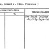 Rogers, Howard J. (Mrs. Florence)