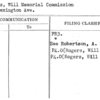 Rogers, Will Memorial Commission