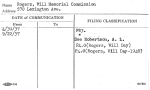 Rogers, Will Memorial Commission