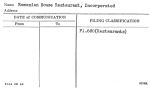 Romanian House Restaurant, Incorporated